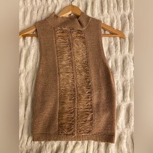 Fashion Nova- stylish vest with cuts in the middle